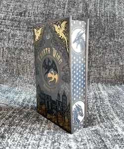 Fourth Wing Special Edition binding with sprayed edges and gold foiling