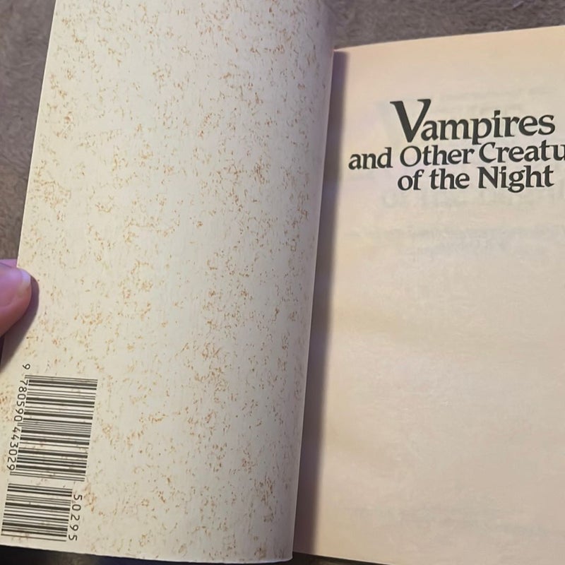Vampires and other creatures of the night