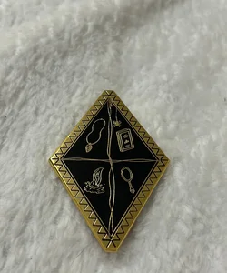 Wirches Steeped in Gold Enamel pin