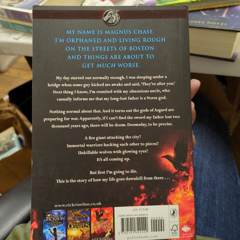 Magnus Chase and the Sword of Summer UK Cover