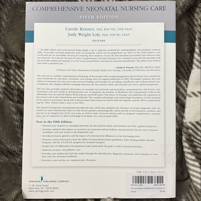 Comprehensive Neonatal Nursing Care