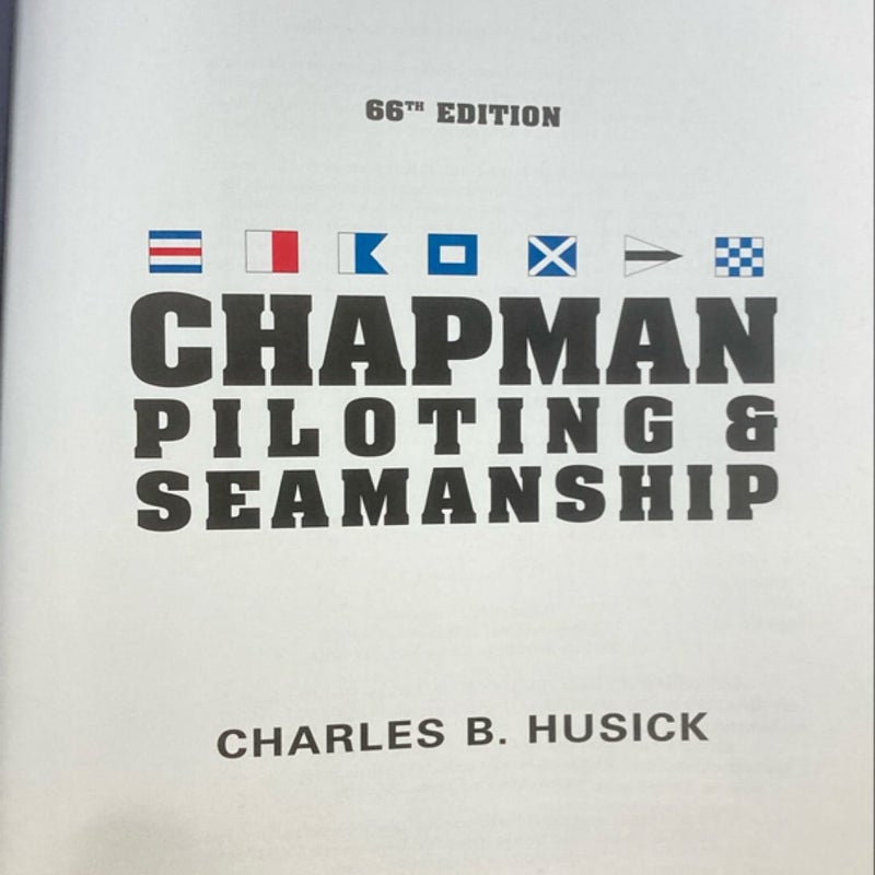 Chapman Piloting and Seamanship 66th Edition