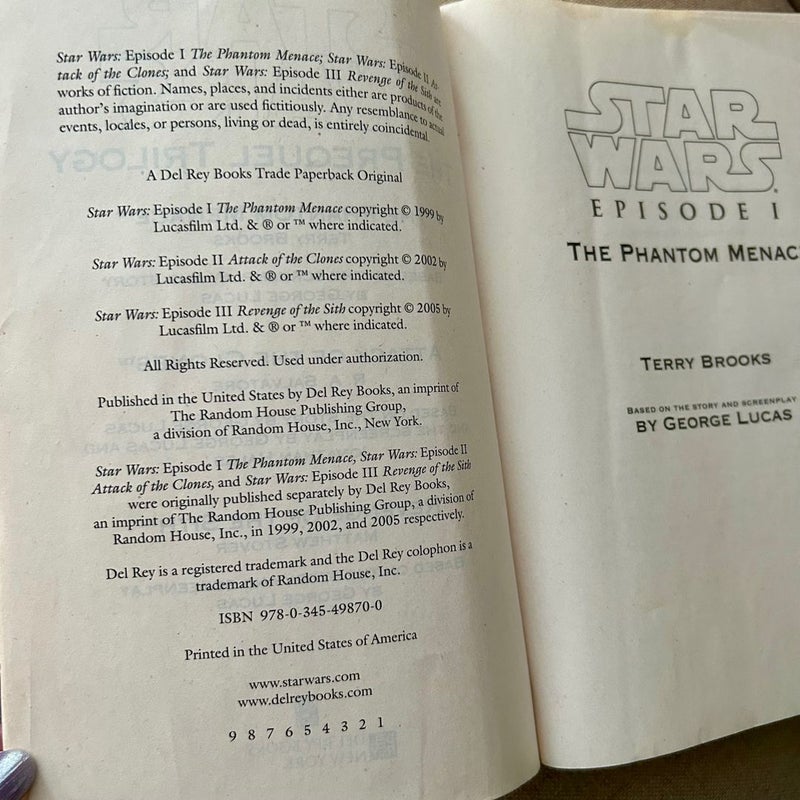 The Prequel Trilogy: Star Wars (1st Print Edition)