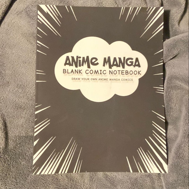 Anime Manga Blank Comic Notebook