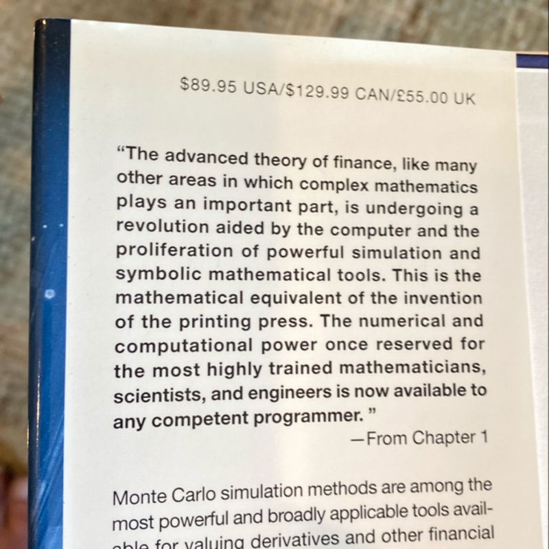 Monte Carlo Simulation and Finance