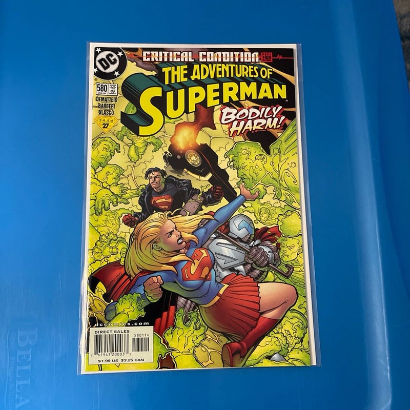 Superman: Critical Condition full set ( 2000) #158,#580 Adv #102 MOS #767 Action