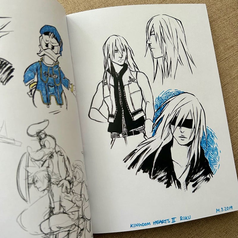 Kingdom Hearts “This Might Be A Good Spot To Find Some Sketches” Zine