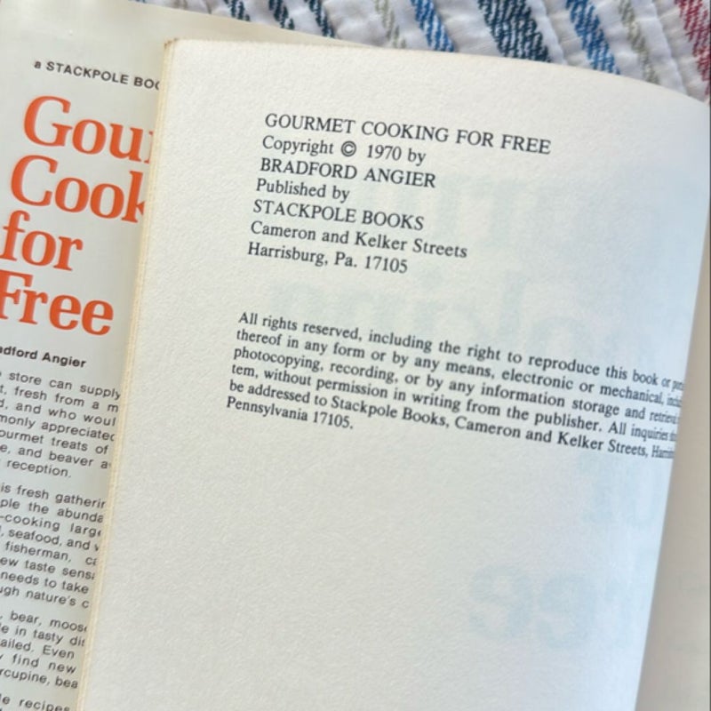 Gourmet Cooking For Free