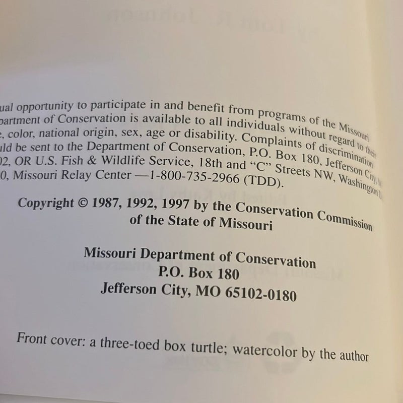 The Amphibians and Reptiles of Missouri