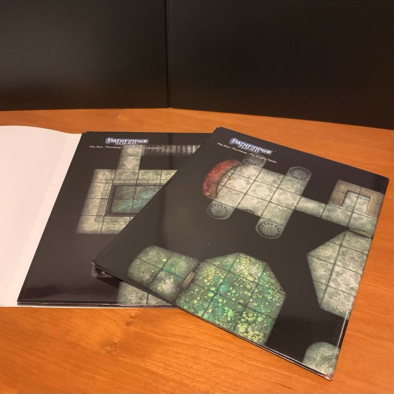 Pathfinder Flip-Mat Lot: Thornkeep 2-Pack, Elemental Planes Multi-Pack