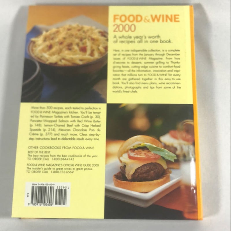 Food and Wine Magazine's 2000 Annual Cookbook