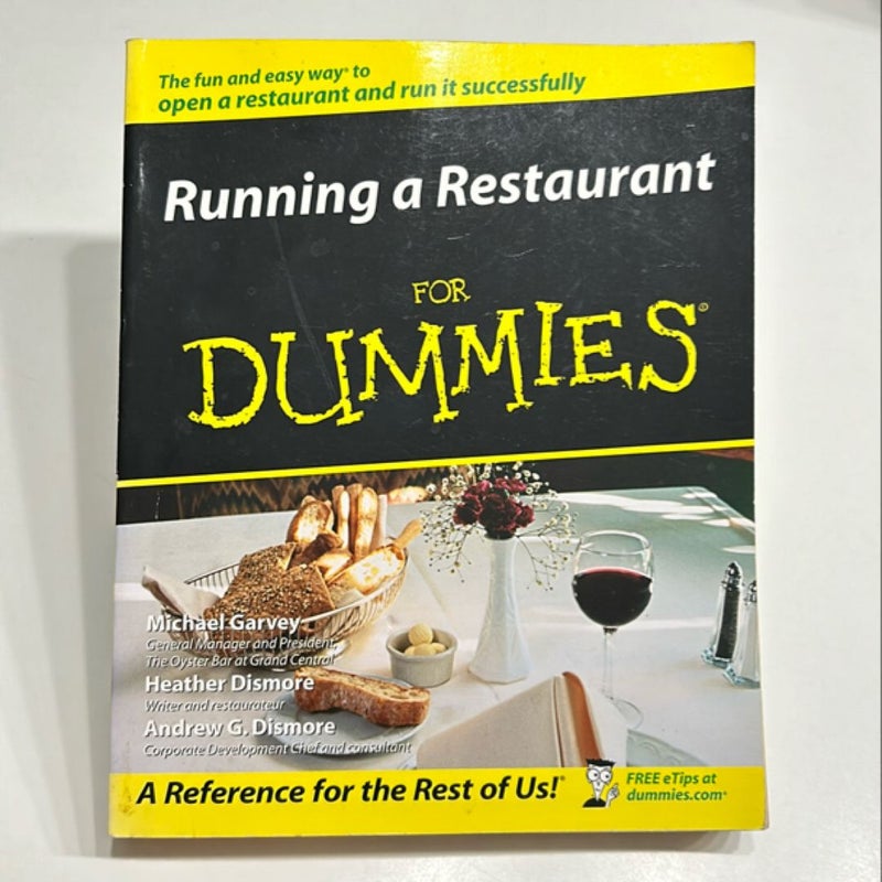 Running a Restaurant for Dummies