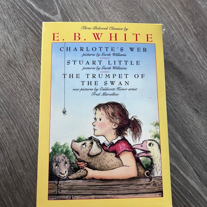 E.B. White Book Set Charlotte’s Web, Stuart Little