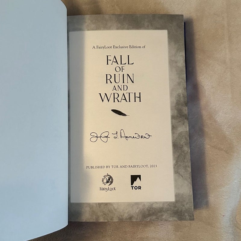 Fall of Ruin and Wrath (Fairyloot Edition)