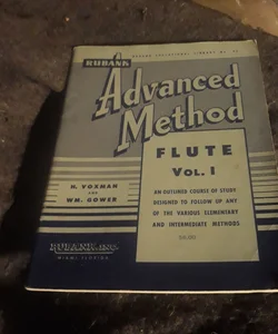 Rubank advanced method flute vol. One 