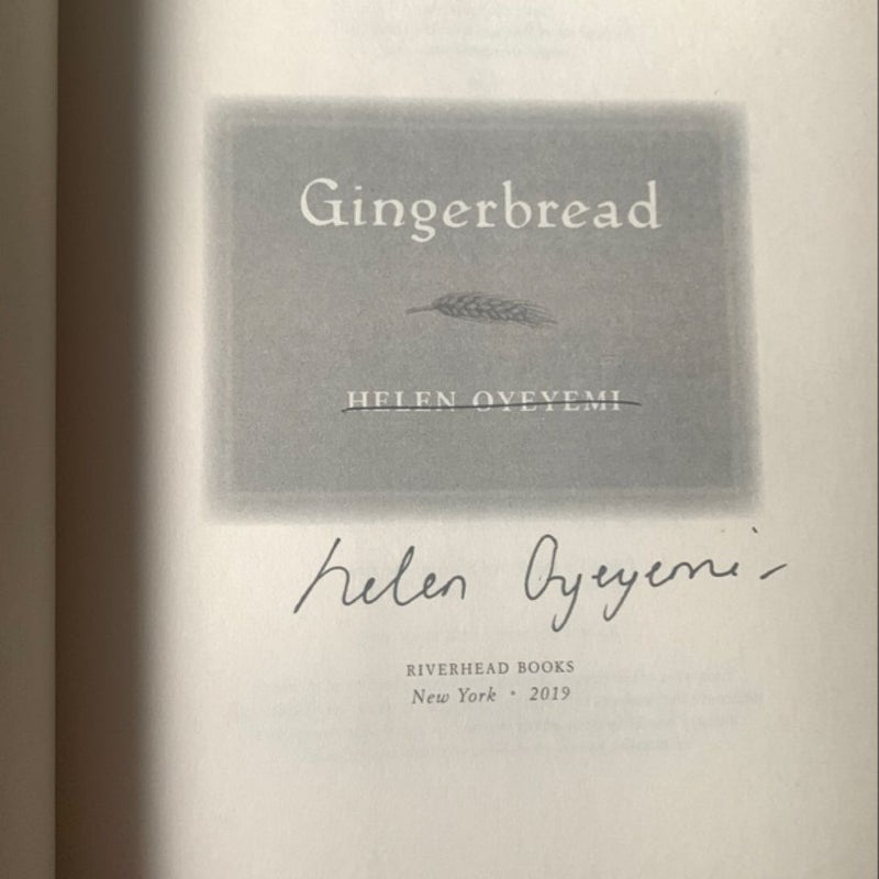 Gingerbread - Signed by Author