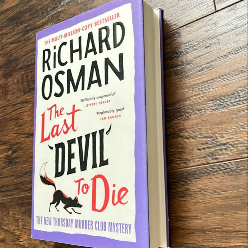 The Last Devil to Die - signed edition 