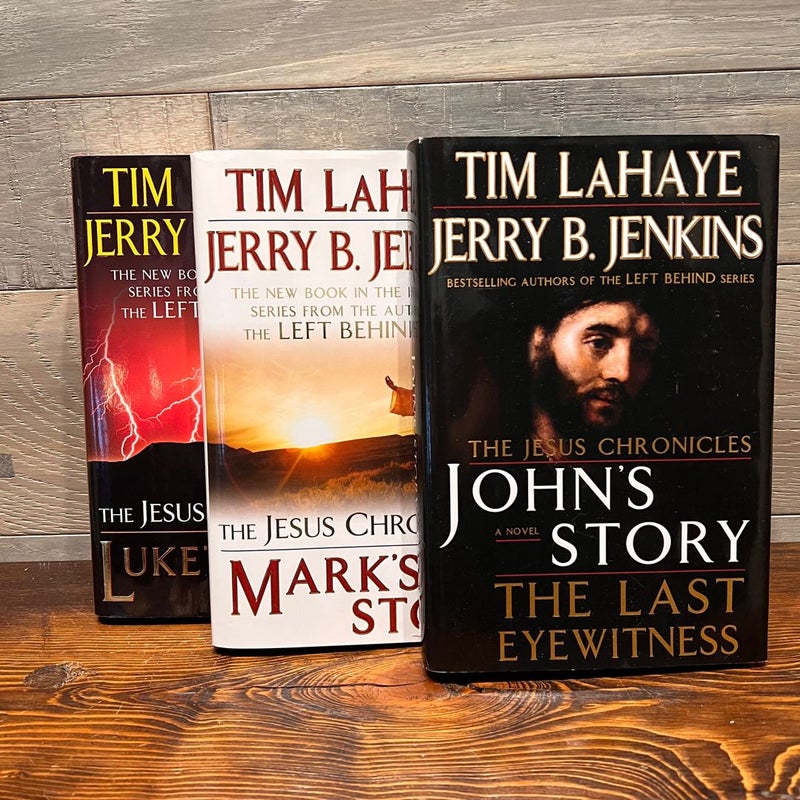 John, Luke, Mark’s Story Tim LaHaye Jerry B. Jenkins 1st Ed HC Jesus Chronicle