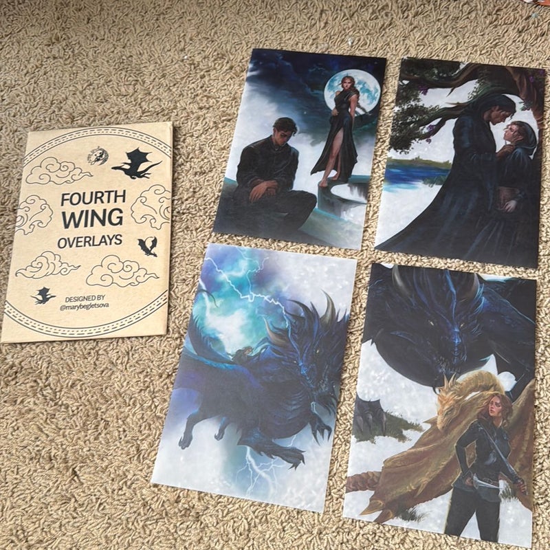 Fourth Wing Overlays - Fairyloot