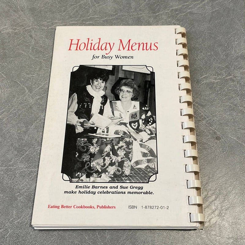 Holiday Menus