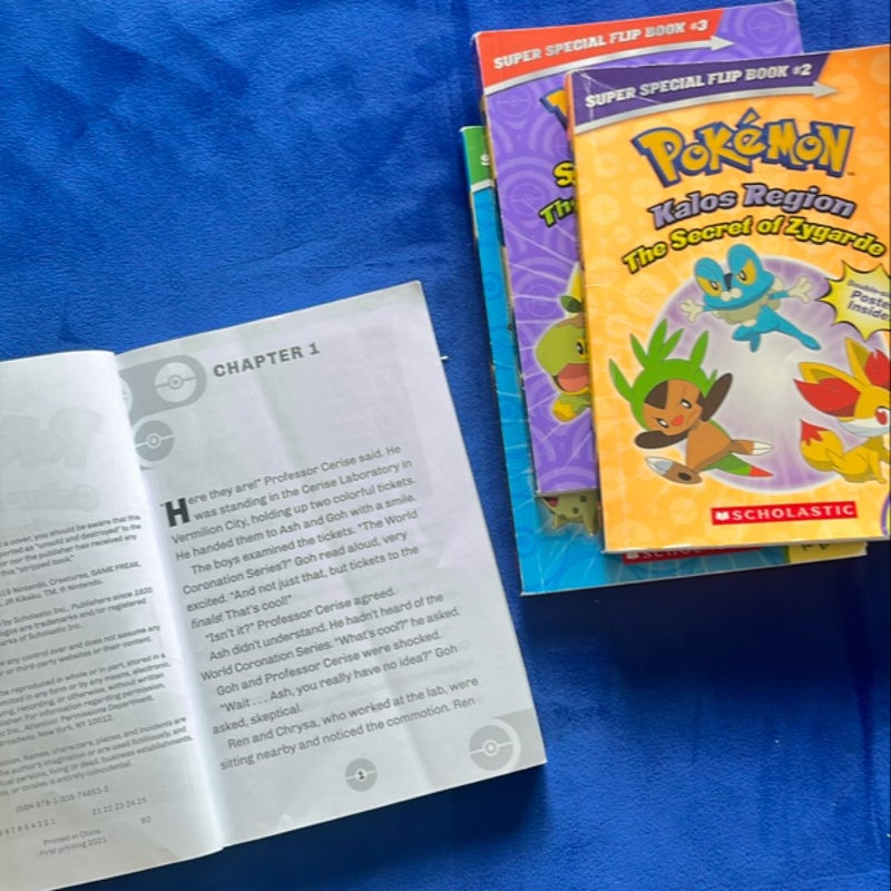 Pokemon Book Bundle of 4