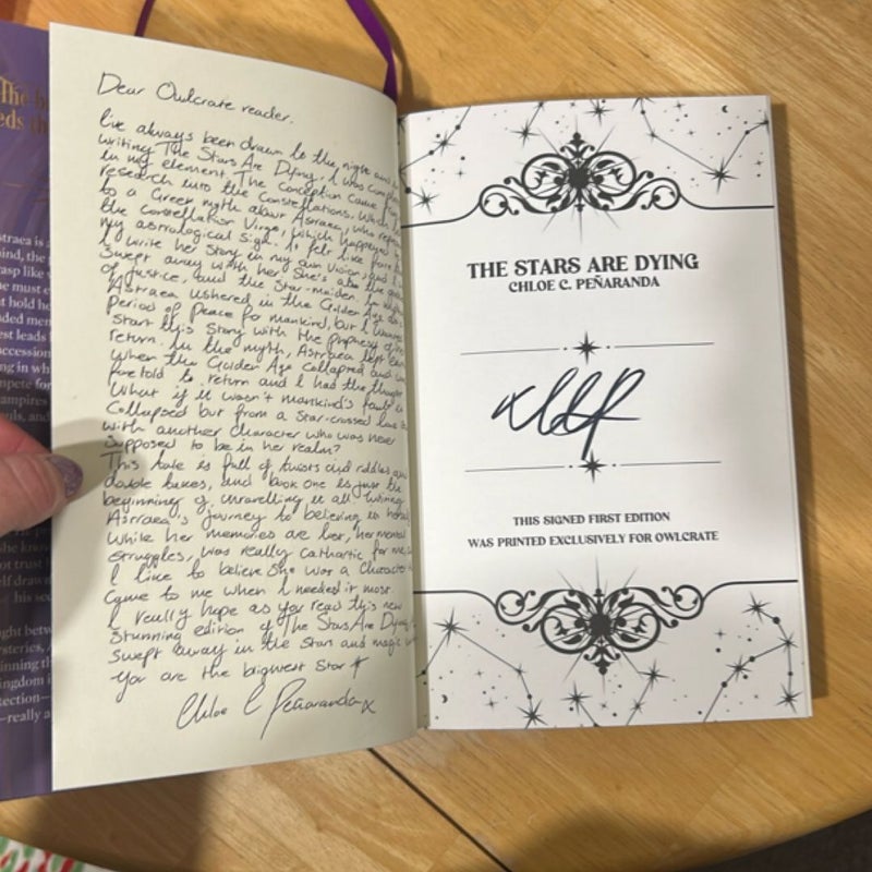 The Stars are Dying (Owlcrate)