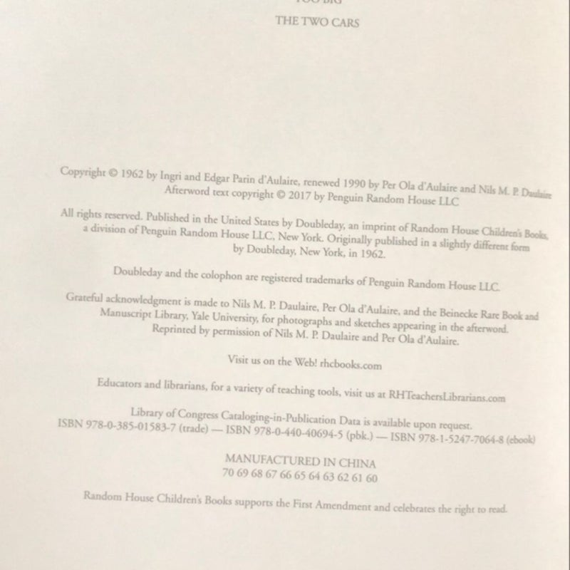 D'Aulaires Book of Greek Myths