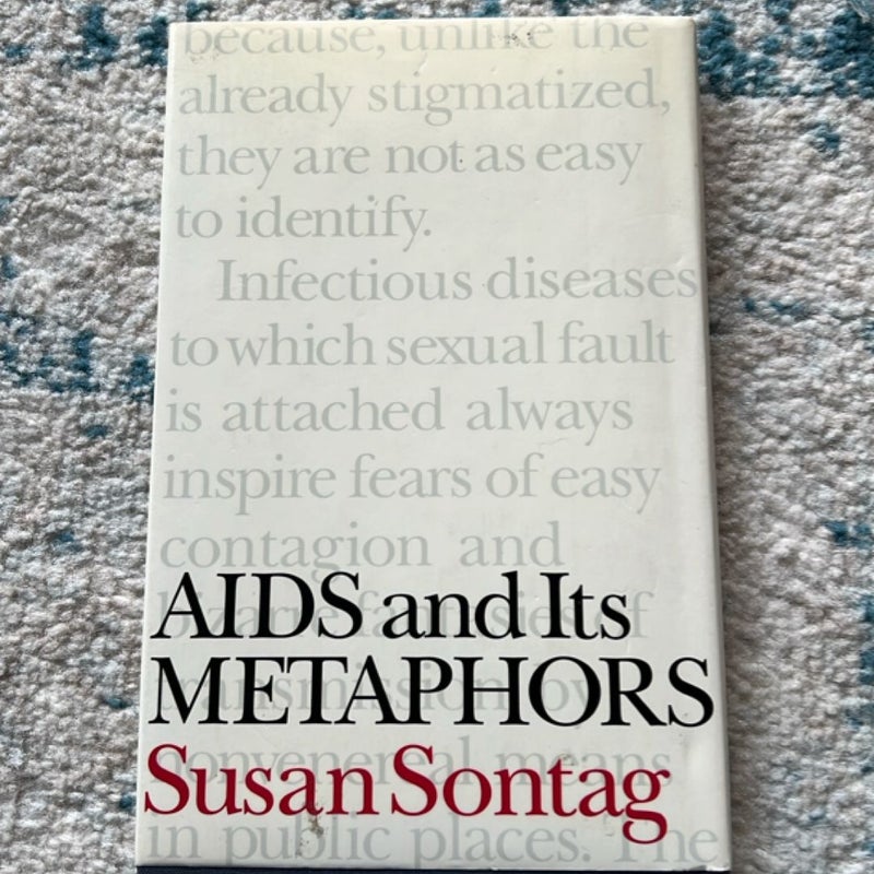 AIDS and Its Metaphors