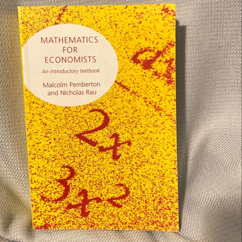 Mathematics for Economists