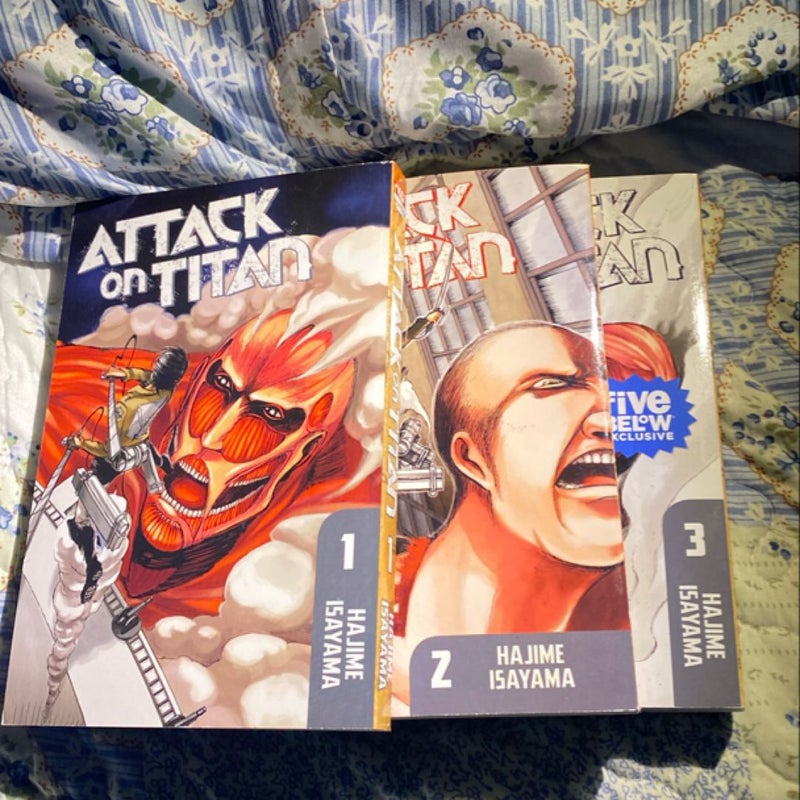 Attack on Titan 1,2,3