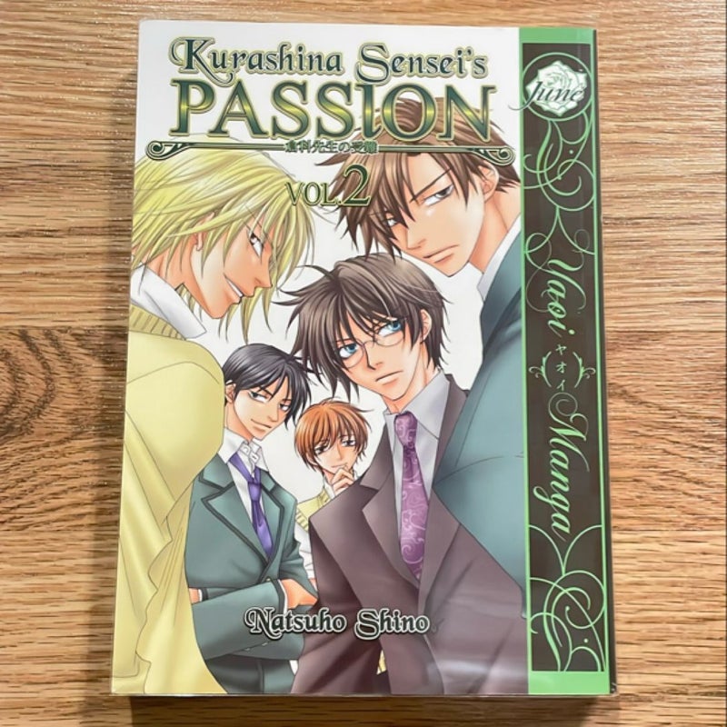 Kurashina Sensei's Passion Volume 2 (Yaoi)