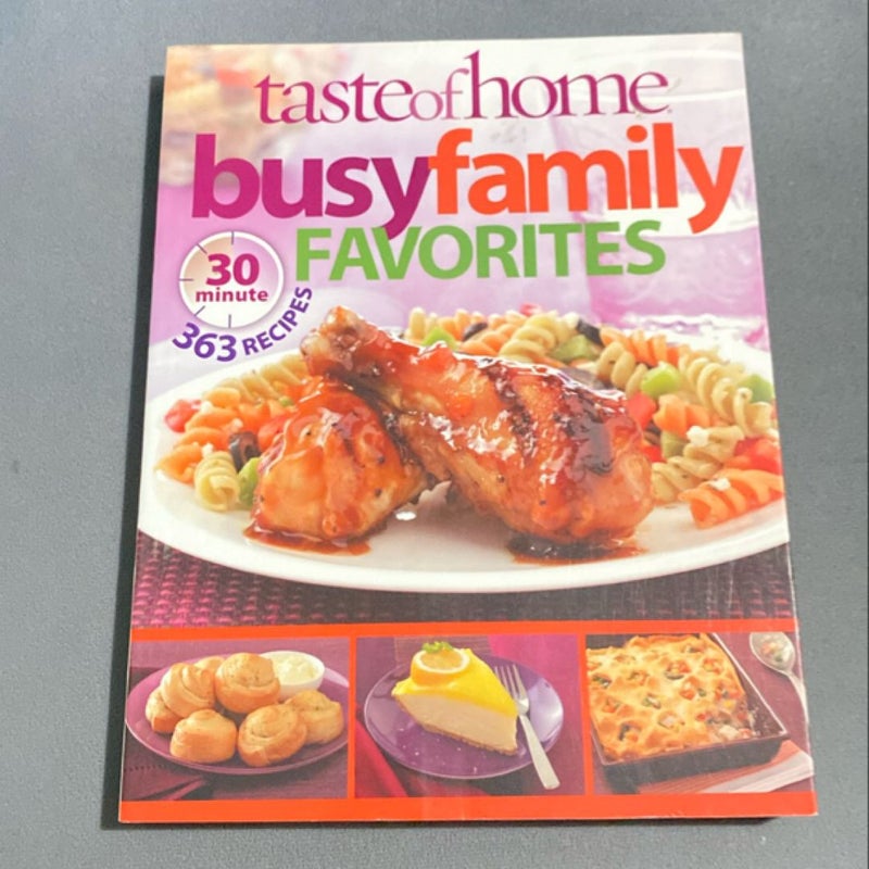 Taste of Home Busy Family Favorites