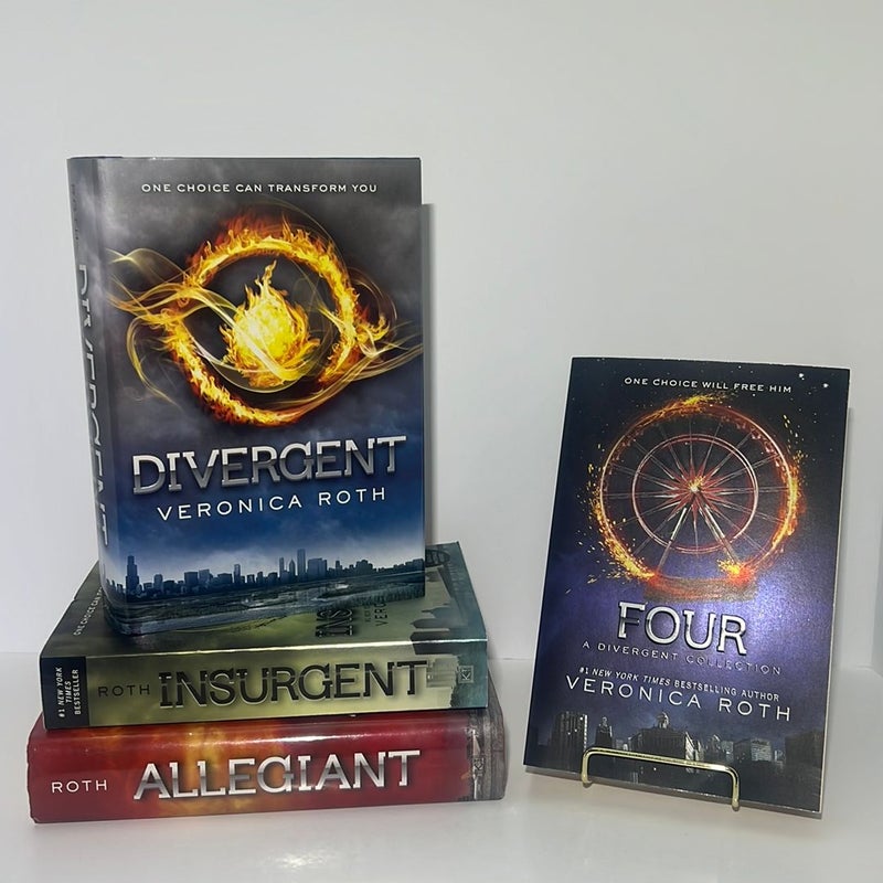 Divergent Series: Divergent, Insurgent, & Allegiant Plus (Prequel-Four) Bundle 