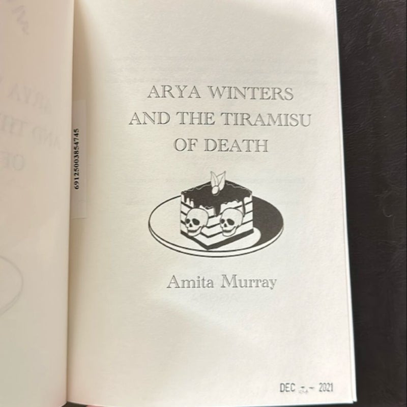 Arya Winters and the Tiramisu of Death