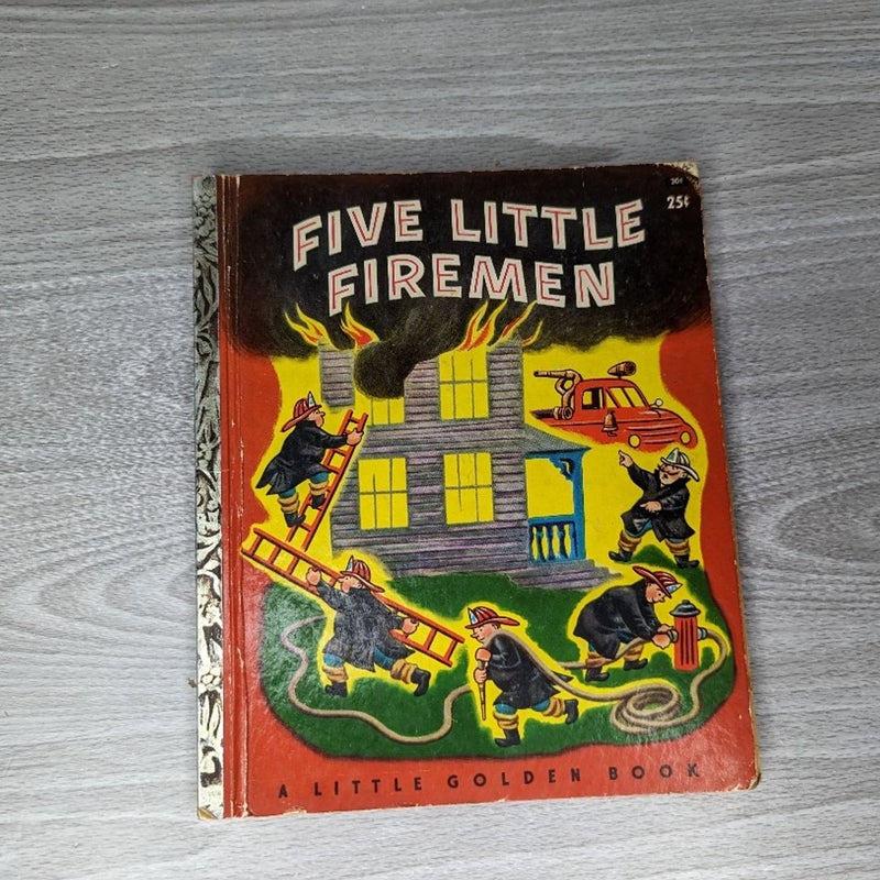 Golden Books Five Little Firemen 1949