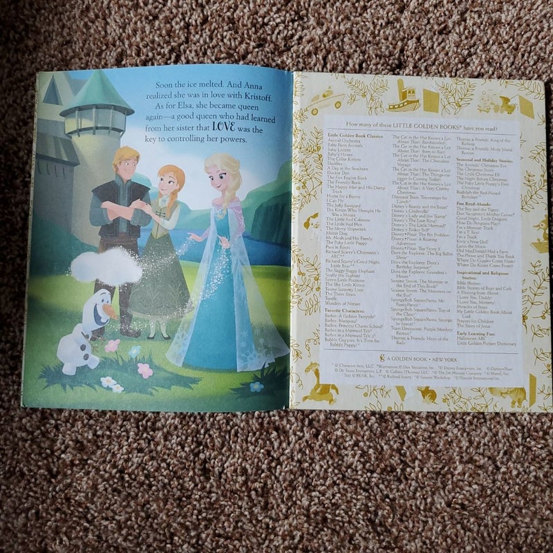 Frozen Little Golden Book (Disney Frozen)