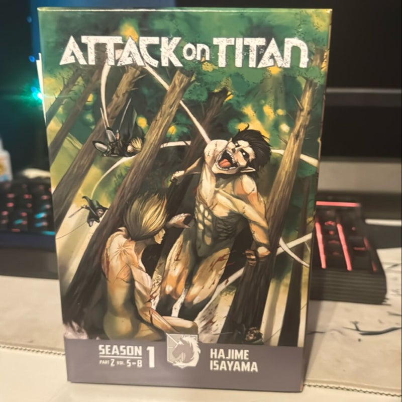 Attack on Titan Season 1 Part 2 Manga Box Set