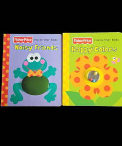 Lot of 2 Fisher Price Board Books for Babies