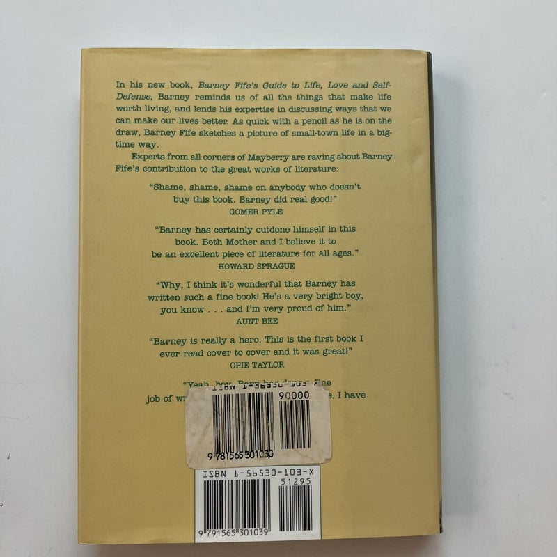 Barney Fife’s Guide to Life Oszustowicz 1993 Hardcover 