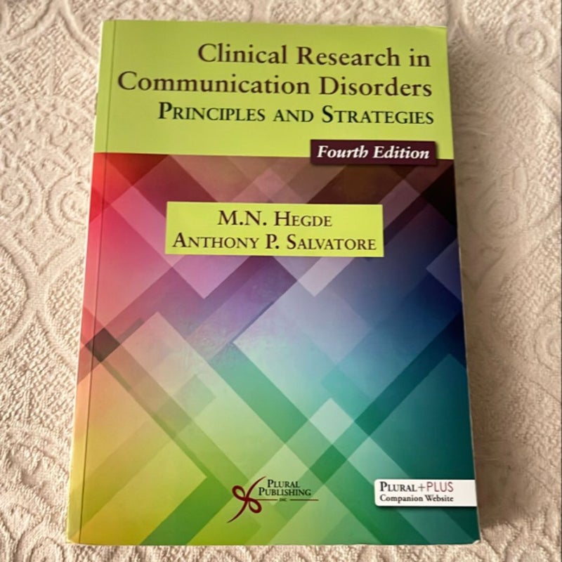 Clinical Research in Communication Disorders