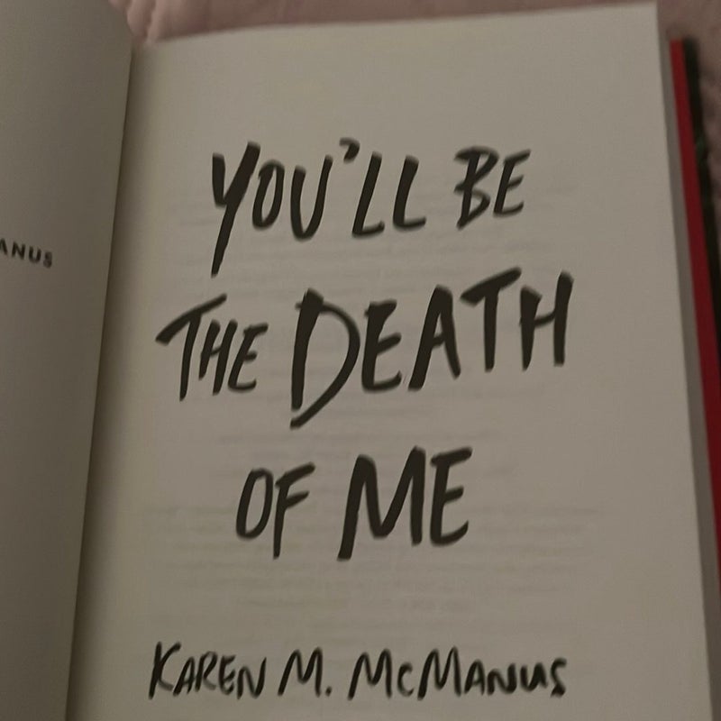 You'll Be the Death of Me