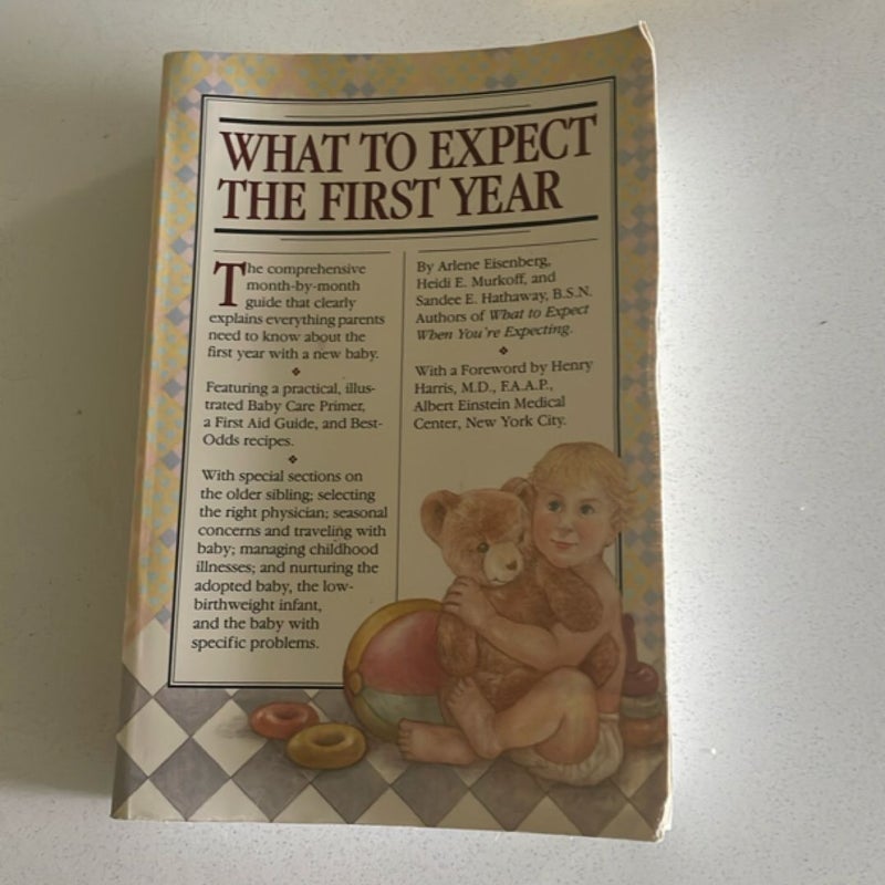 What to Expect the First Year