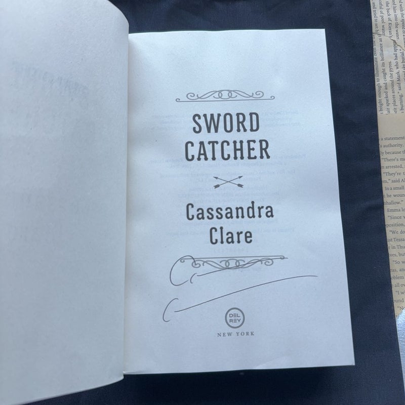 HAND SIGNED Sword Catcher + tote
