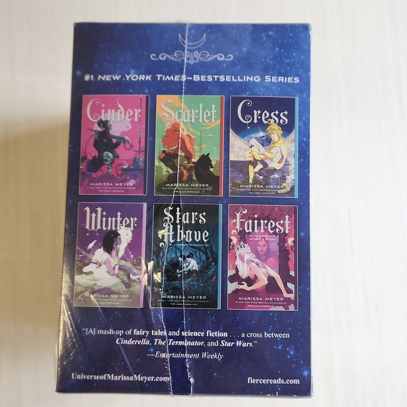 The Lunar Chronicles Boxed Set: Cinder, Scarlet, Cress, Fairest, Stars above, Winter