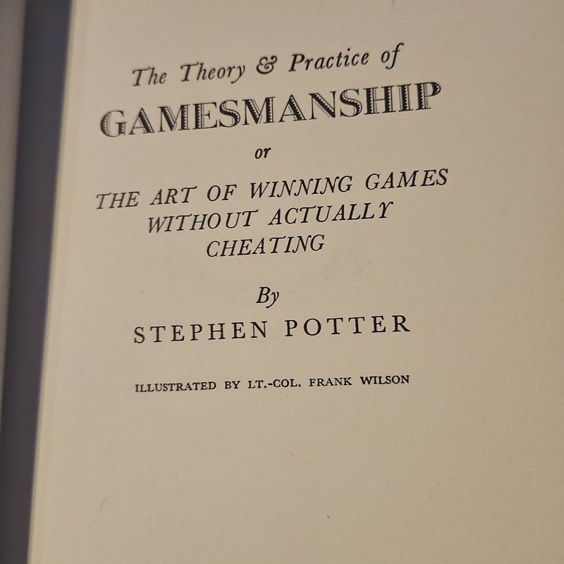 Gamesmanship and Lifemanship stephen potter