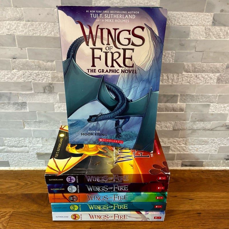 Wings of Fire Books 1-6 