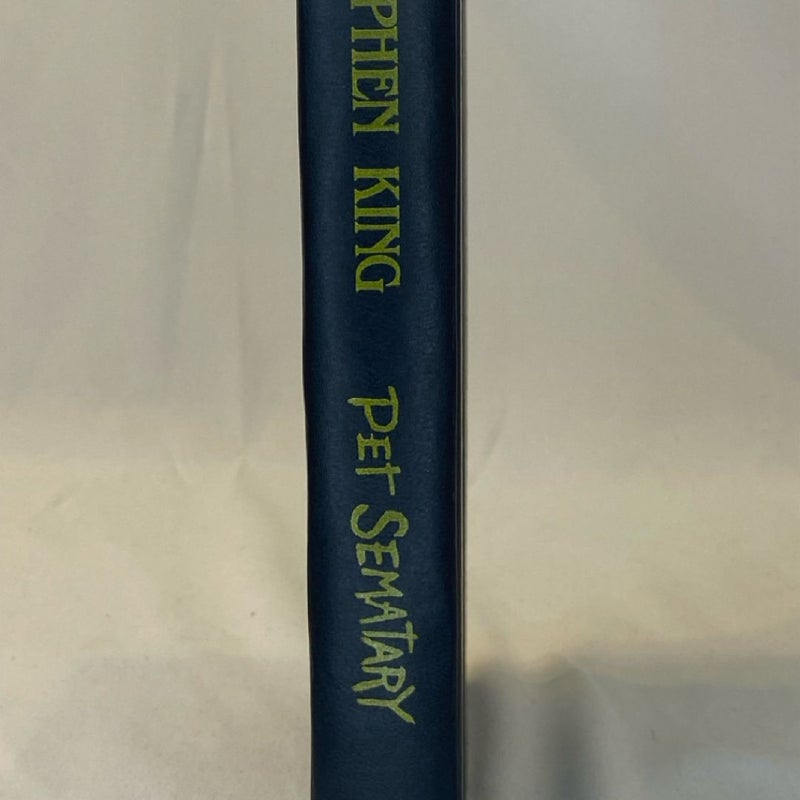 Vintage Pet Sematary By Stephen King 1983 Book Club Edition with Dust Jacket