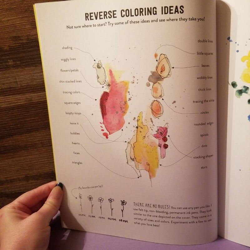 The Reverse Coloring Book(tm)