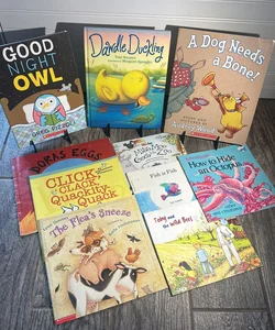 Animal focused elementary-aged, softcover book bundle 
