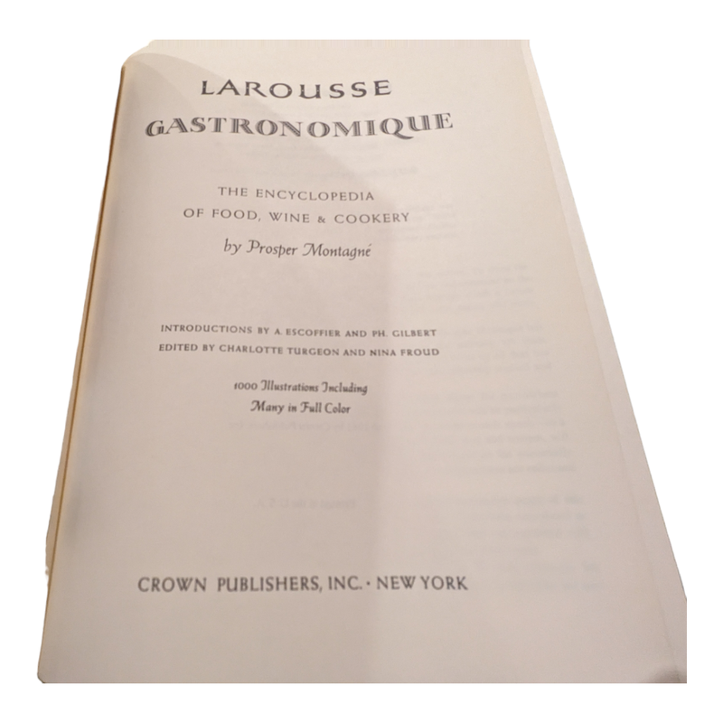 The World Authority Larousse Gastronomique